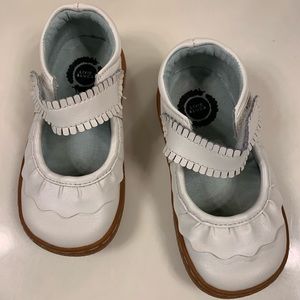 Live and Luca size 7 cream ruche